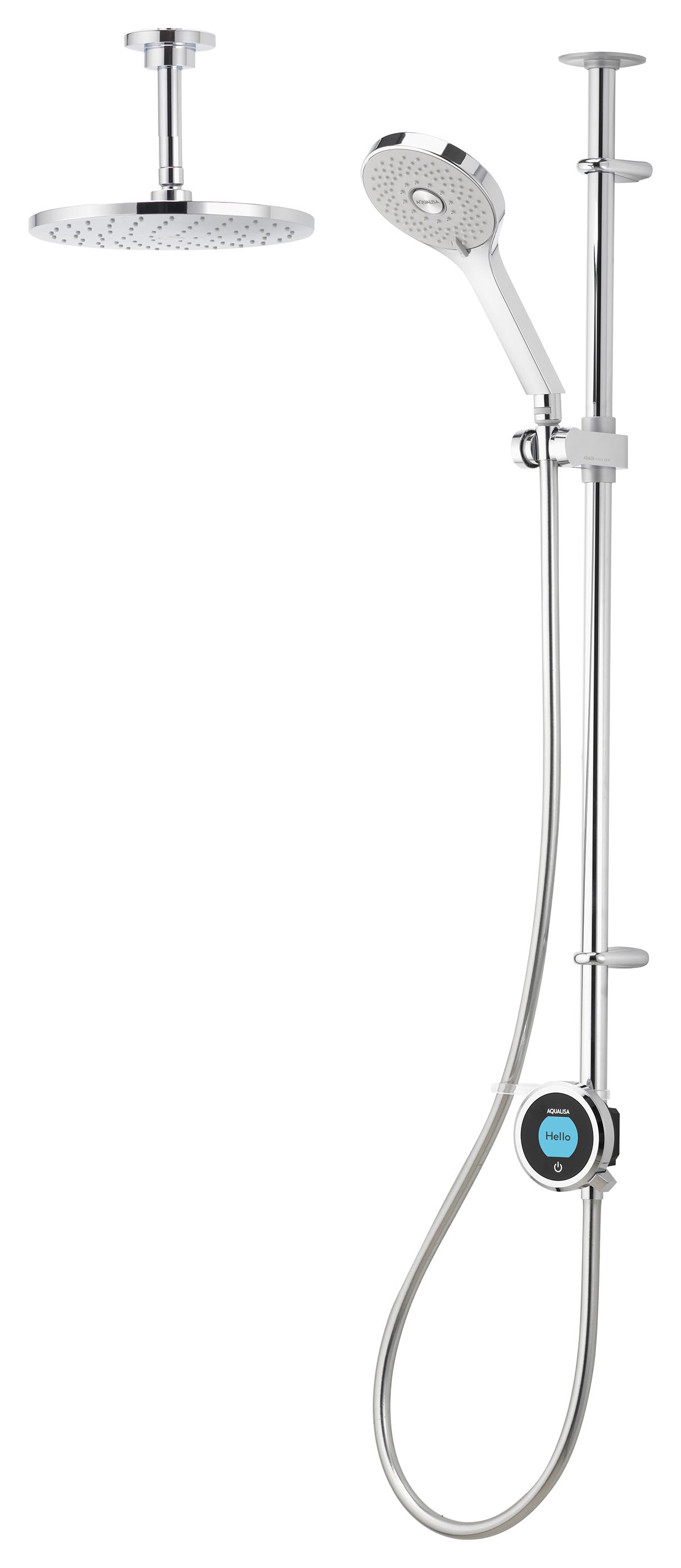 Aqualisa Optic Q Smart Divert Exposed High Pressure Combi Shower with