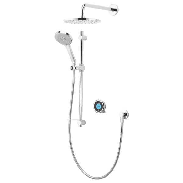 Aqualisa Optic Q Smart Divert Concealed Gravity Pumped Shower With Adjustable & Fixed Wall Head
