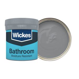 Wickes Slate - No. 235 Bathroom Soft Sheen Emulsion Paint Tester Pot - 50ml