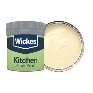 Wickes Cream - No. 305 Kitchen Matt Emulsion Paint Tester Pot - 50ml