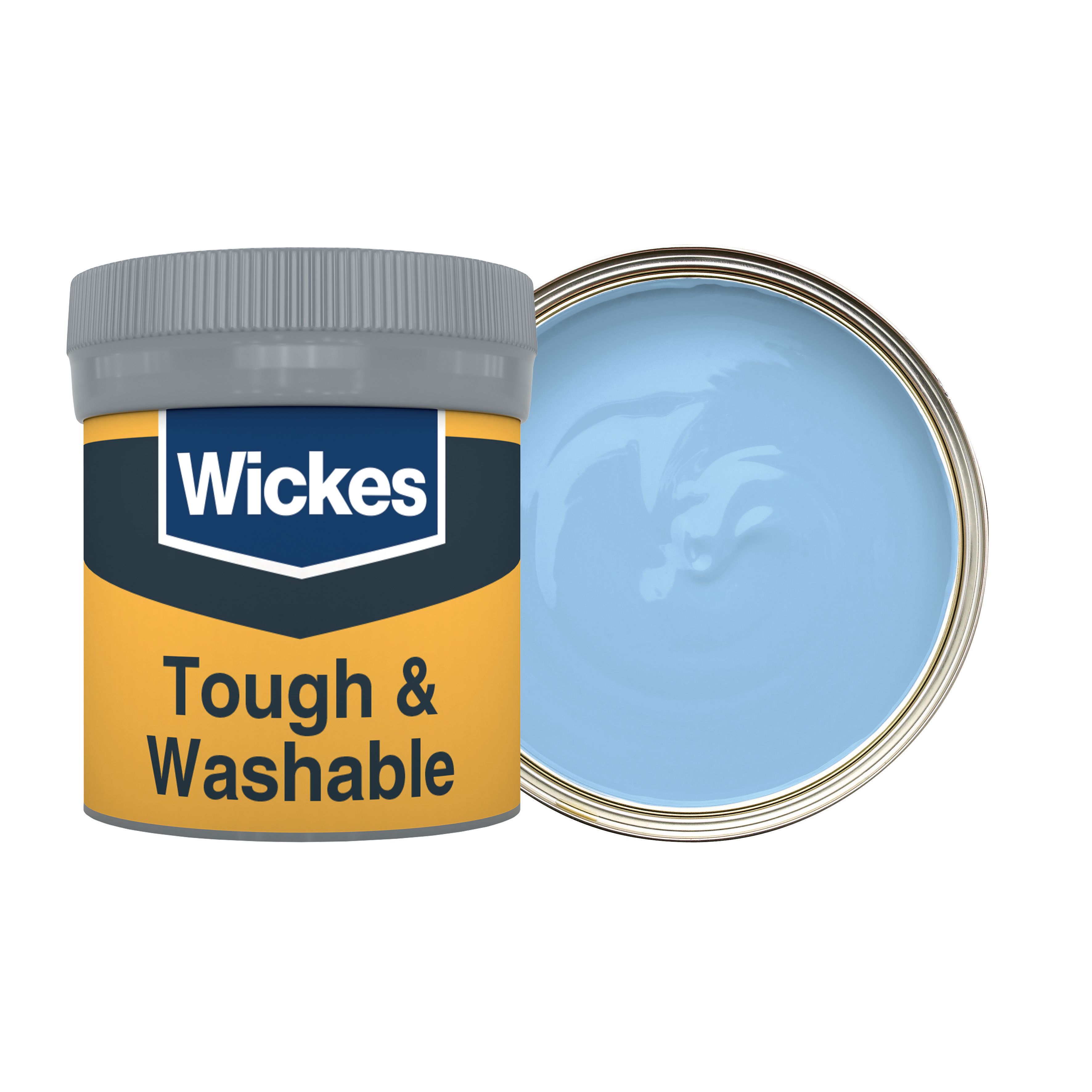 Wickes Tough & Washable Matt Emulsion Paint Tester Pot - Beach-Hut No.920  - 50ml