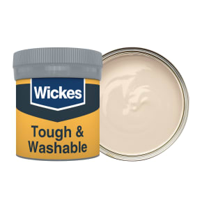 Wickes Tough & Washable Matt Emulsion Paint Tester Pot - Calico No.410 - 50ml