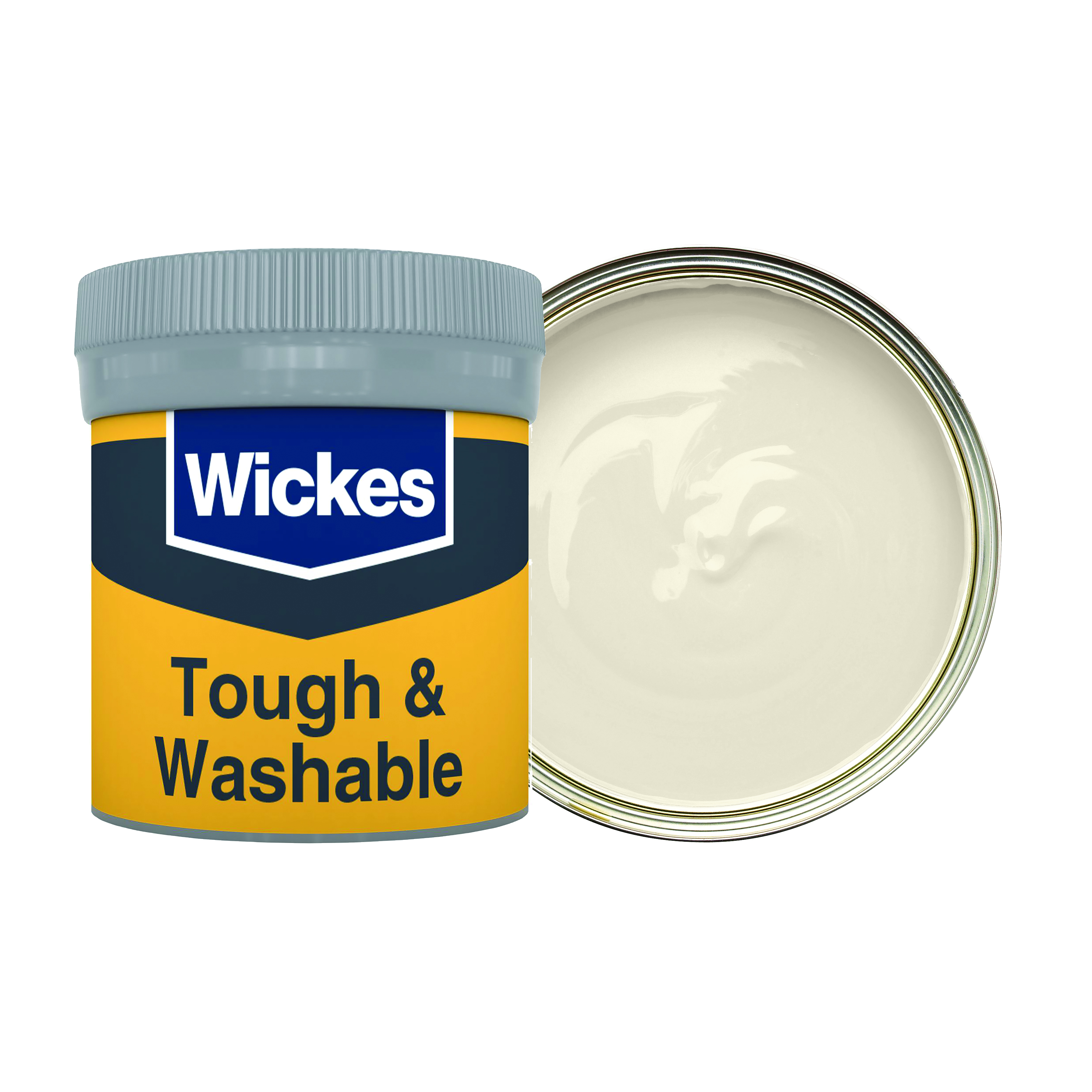 Image of Wickes Tough & Washable Matt Emulsion Paint Tester Pot - Champagne No.405 - 50ml