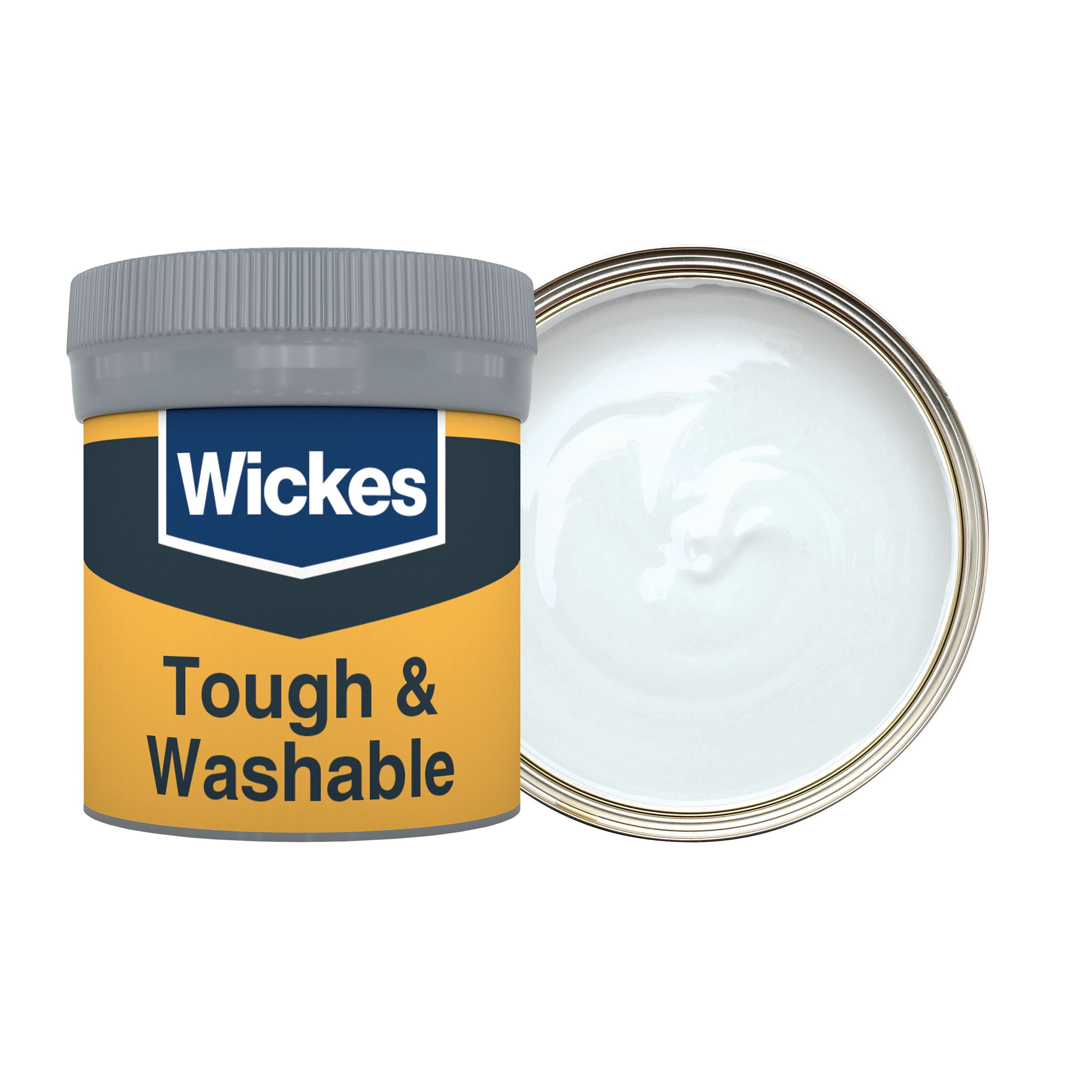 Wickes Tough & Washable Matt Emulsion Paint Tester Pot - Cloud No.150 - 50ml