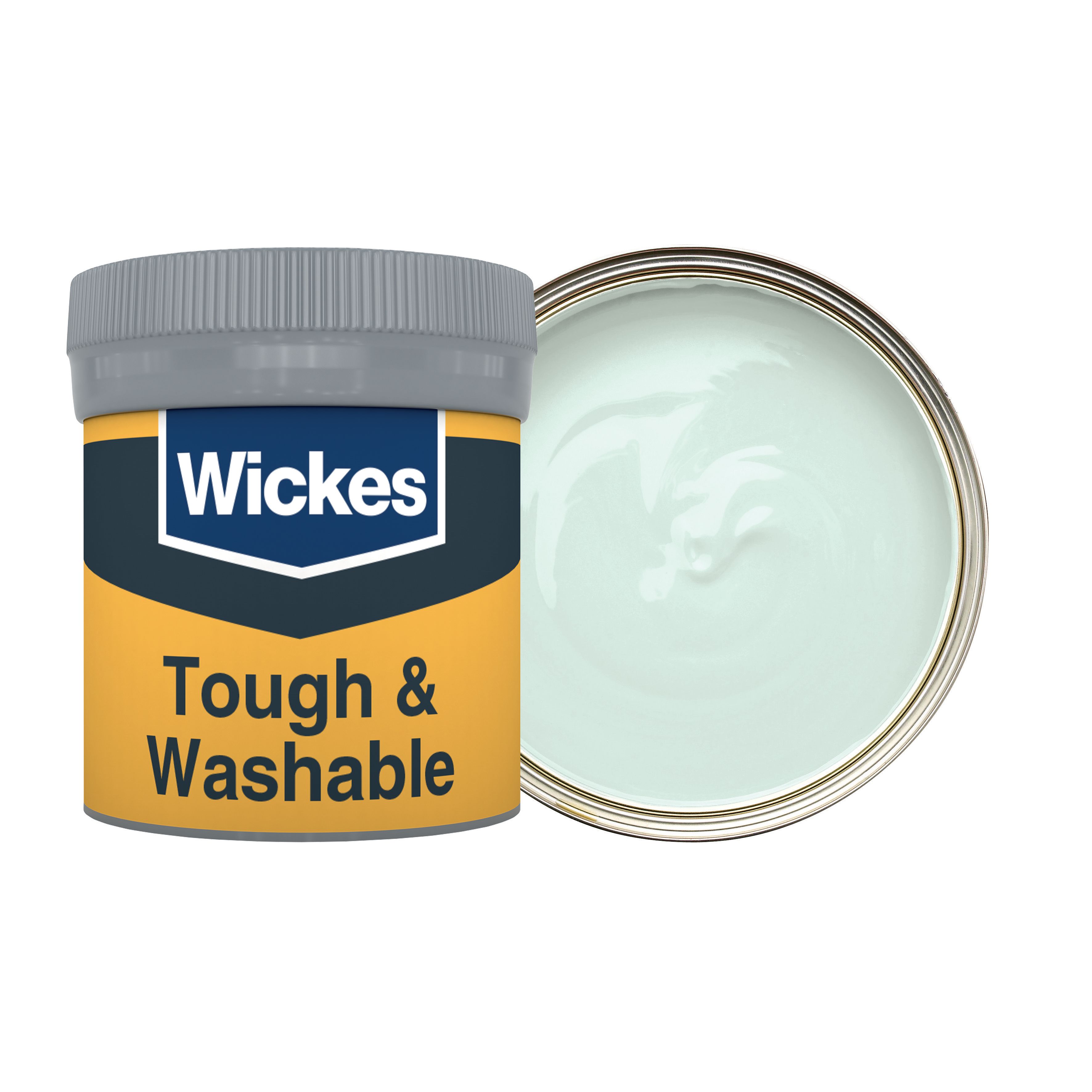 Wickes Tough & Washable Matt Emulsion Paint Tester Pot - Duck Egg No.900 - 50ml