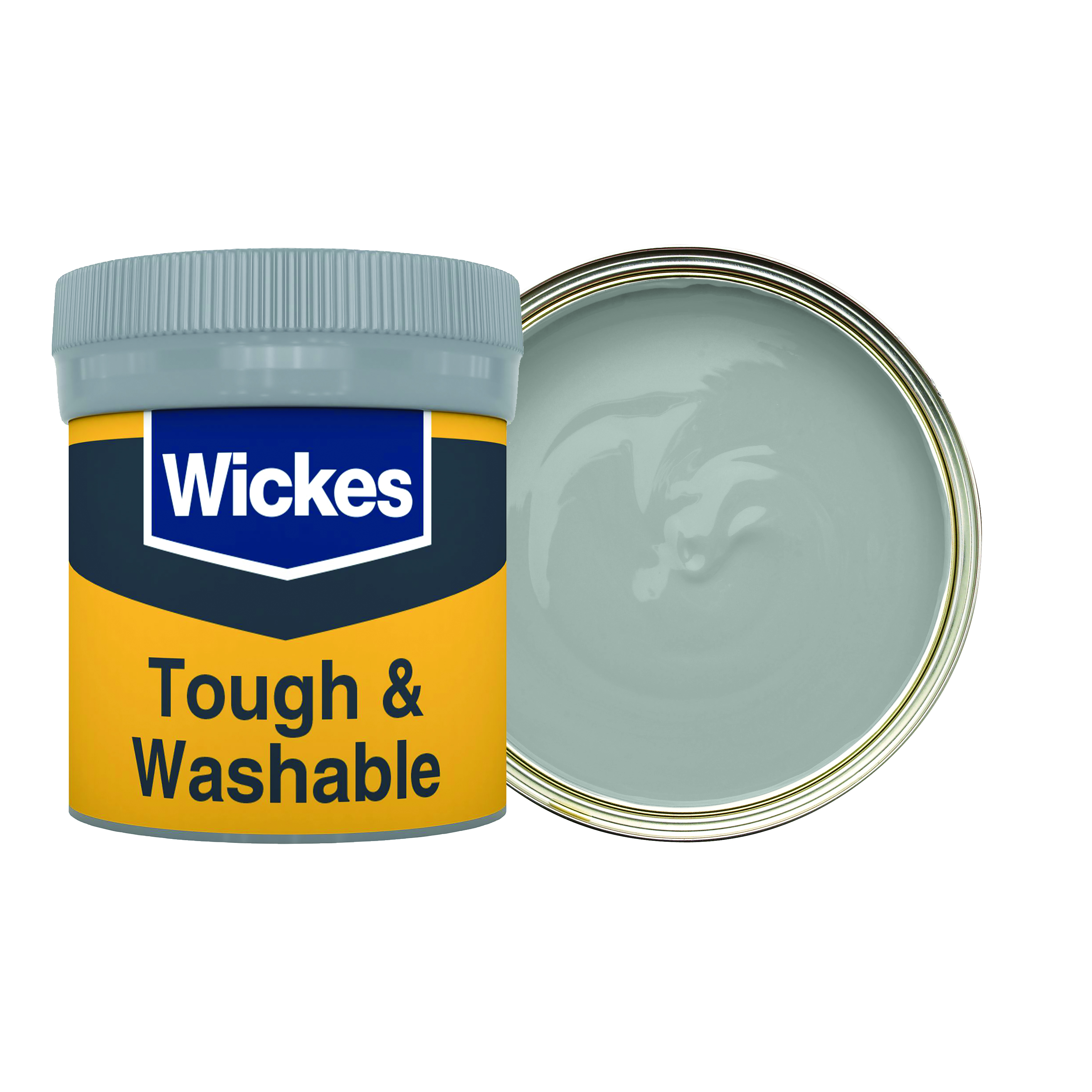 Wickes Tough & Washable Matt Emulsion Paint Tester Pot - Shadow Grey No.230 - 50ml