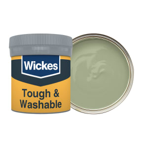 Wickes Tough & Washable Matt Emulsion Paint Tester Pot - Olive Green No.830 - 50ml