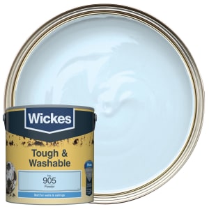 Wickes Tough & Washable Matt Emulsion Paint - Powder No.905 - 2.5L