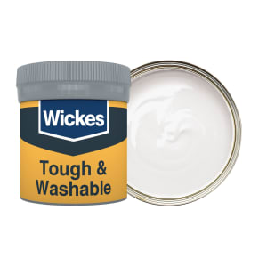 Wickes Tough & Washable Matt Emulsion Paint Tester Pot - Powder Grey No.140 - 50ml