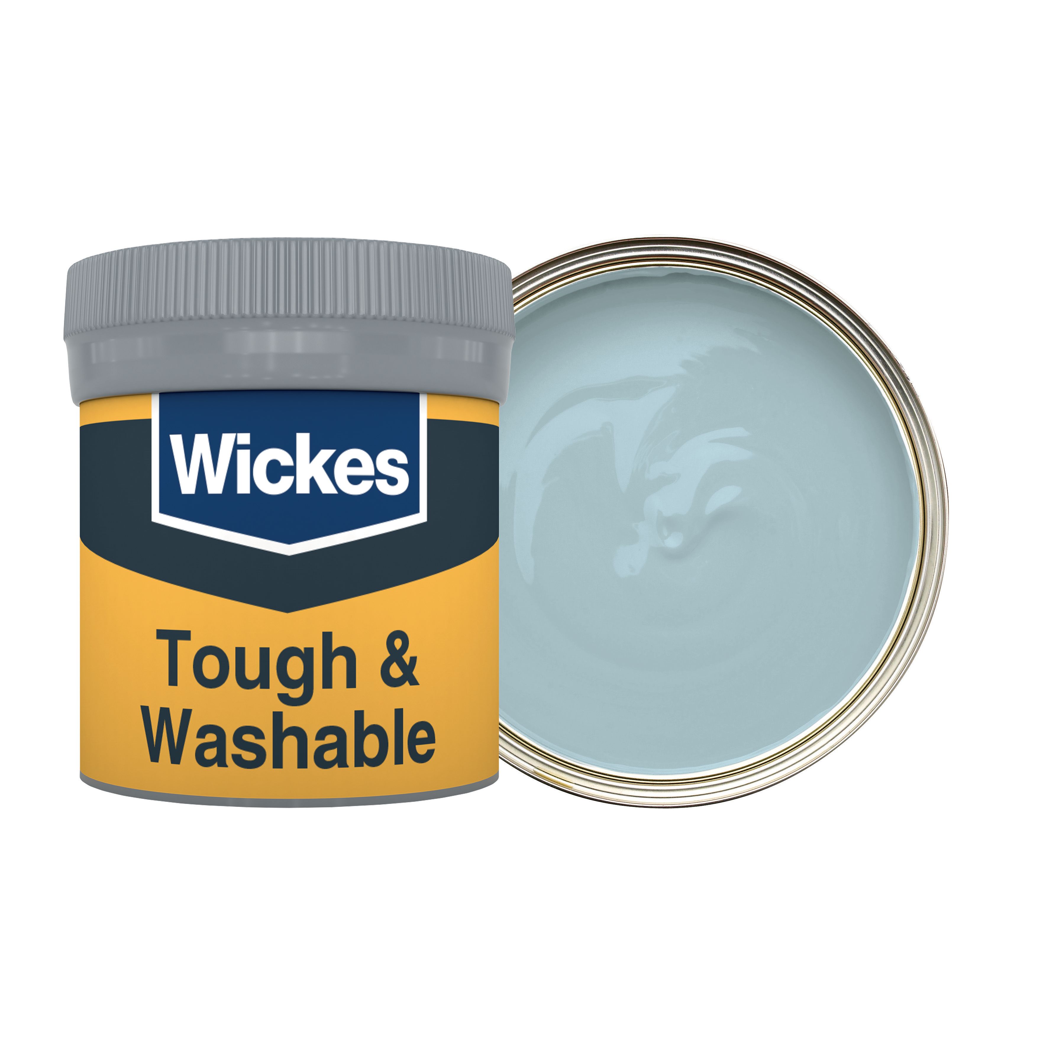 Wickes Tough & Washable Matt Emulsion Paint Tester Pot - Rock Pool No.225 - 50ml