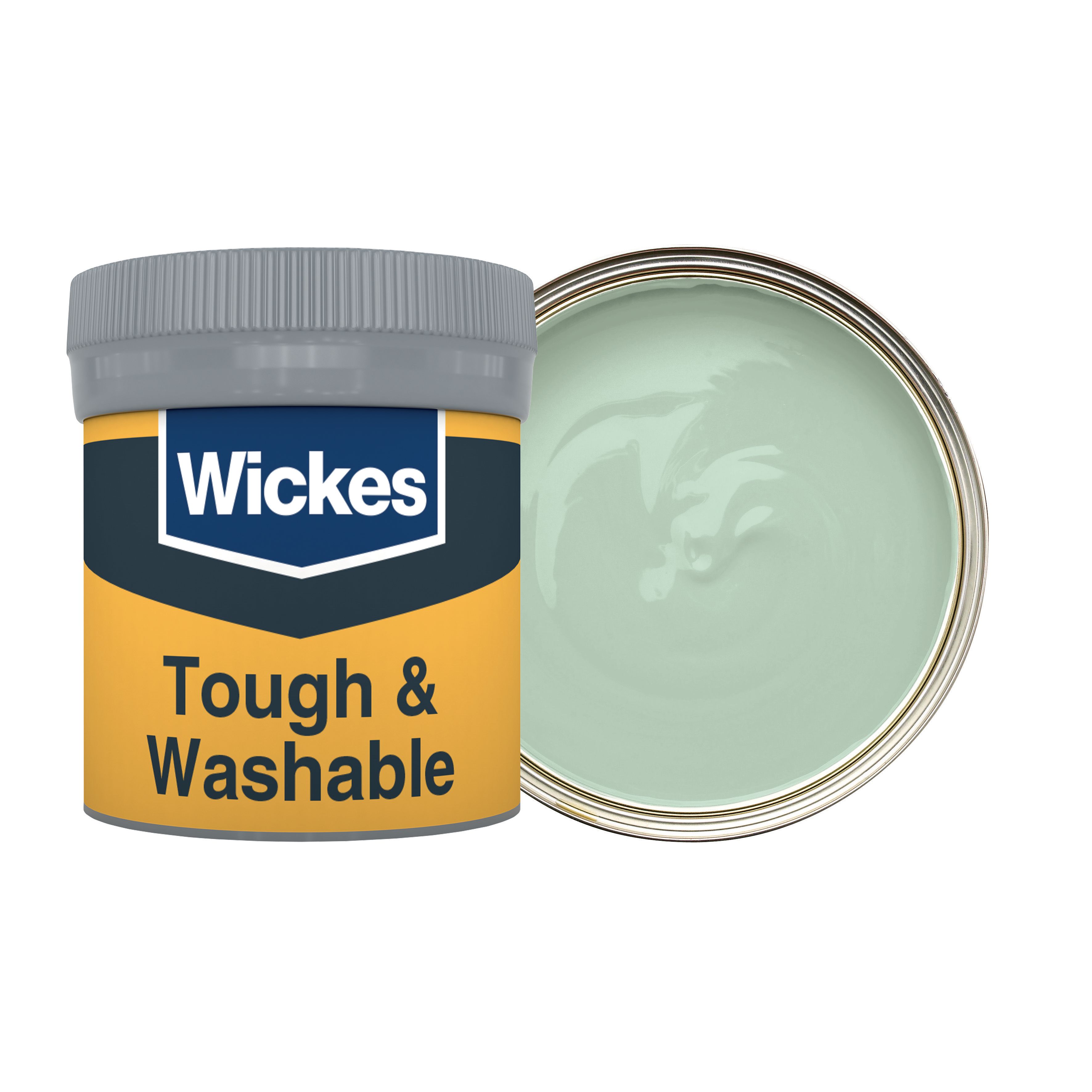 Wickes Tough & Washable Matt Emulsion Paint Tester Pot - Sage No.805 - 50ml