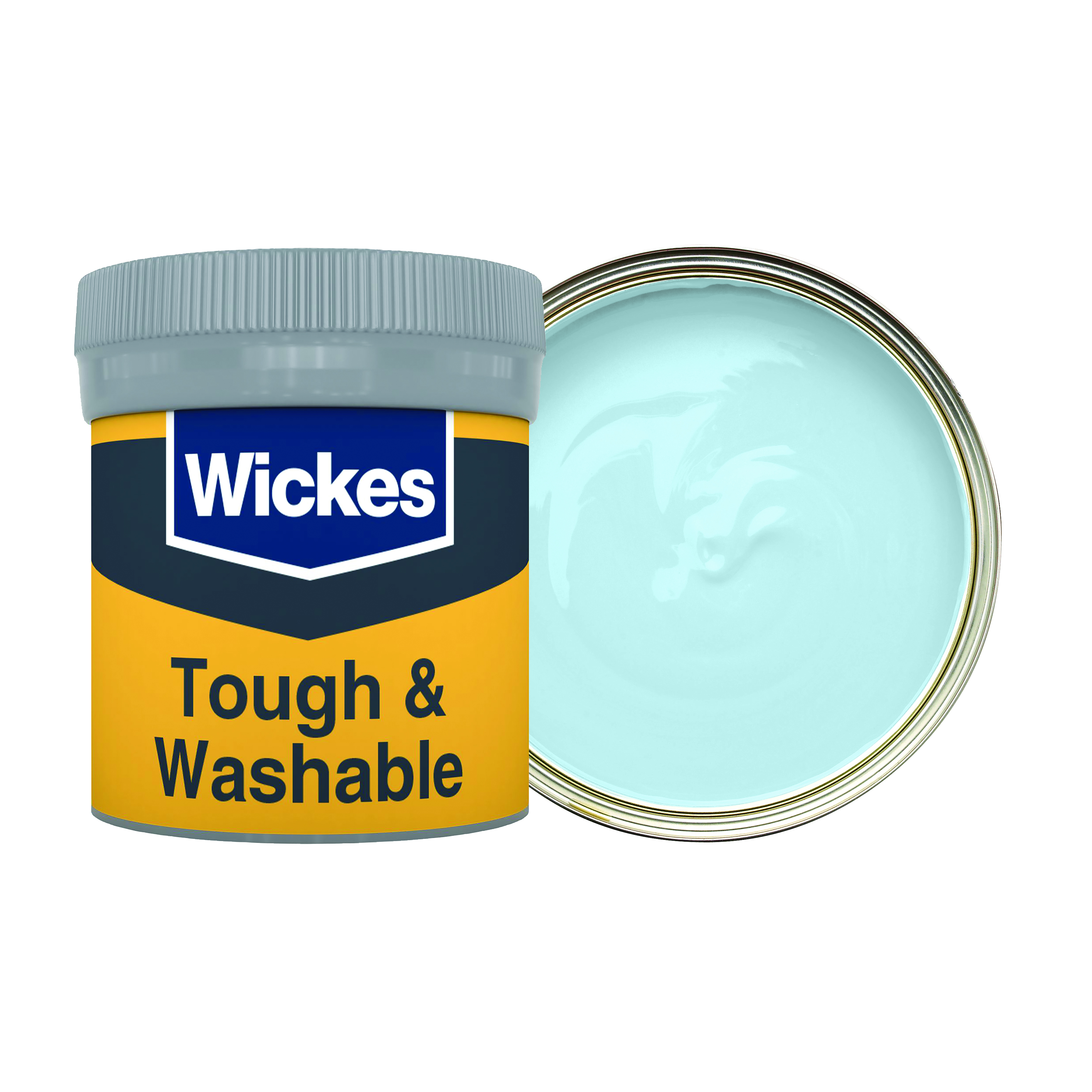 Image of Wickes Tough & Washable Matt Emulsion Paint Tester Pot - Sky No.910 - 50ml