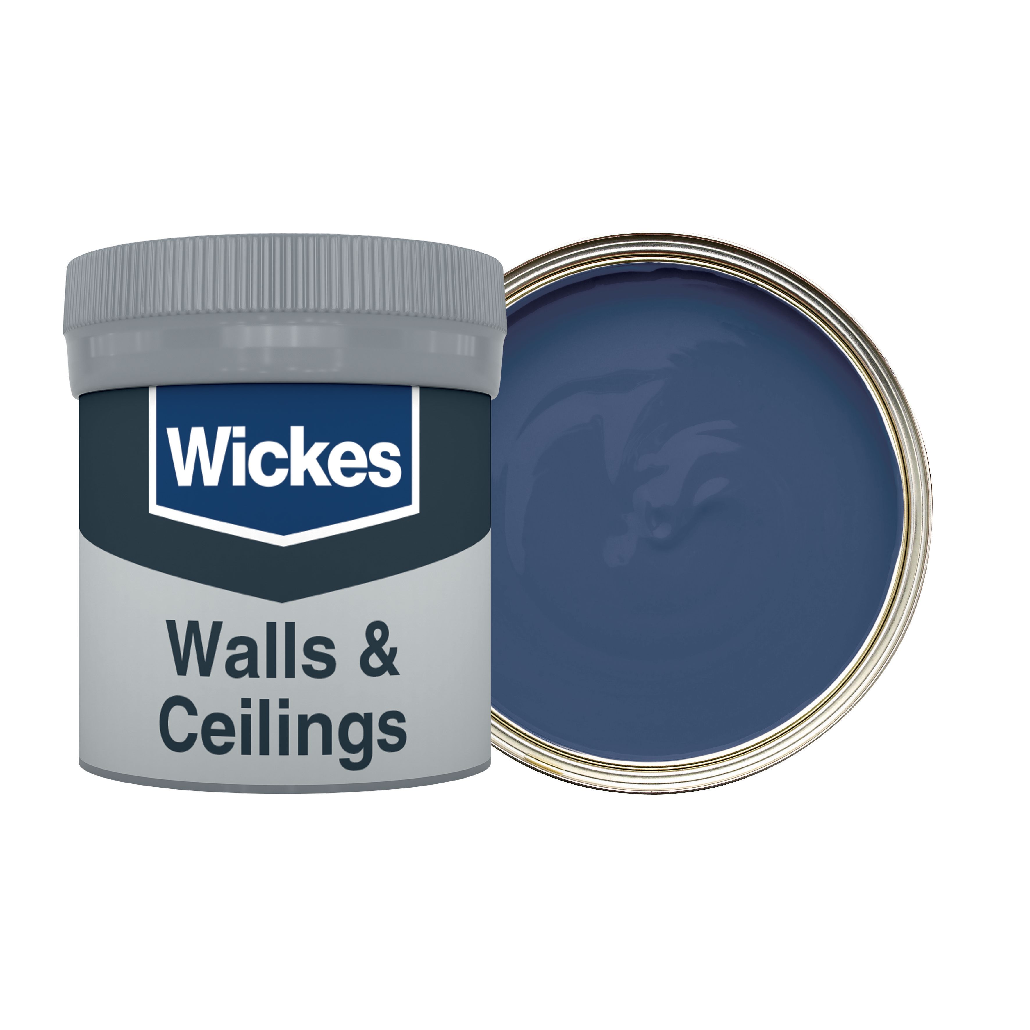 Image of Wickes Vinyl Matt Emulsion Paint Tester Pot - Admiral No.970 - 50ml