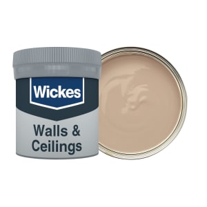 Wickes Vinyl Matt Emulsion Paint Tester Pot - Butterscotch No.440 - 50ml