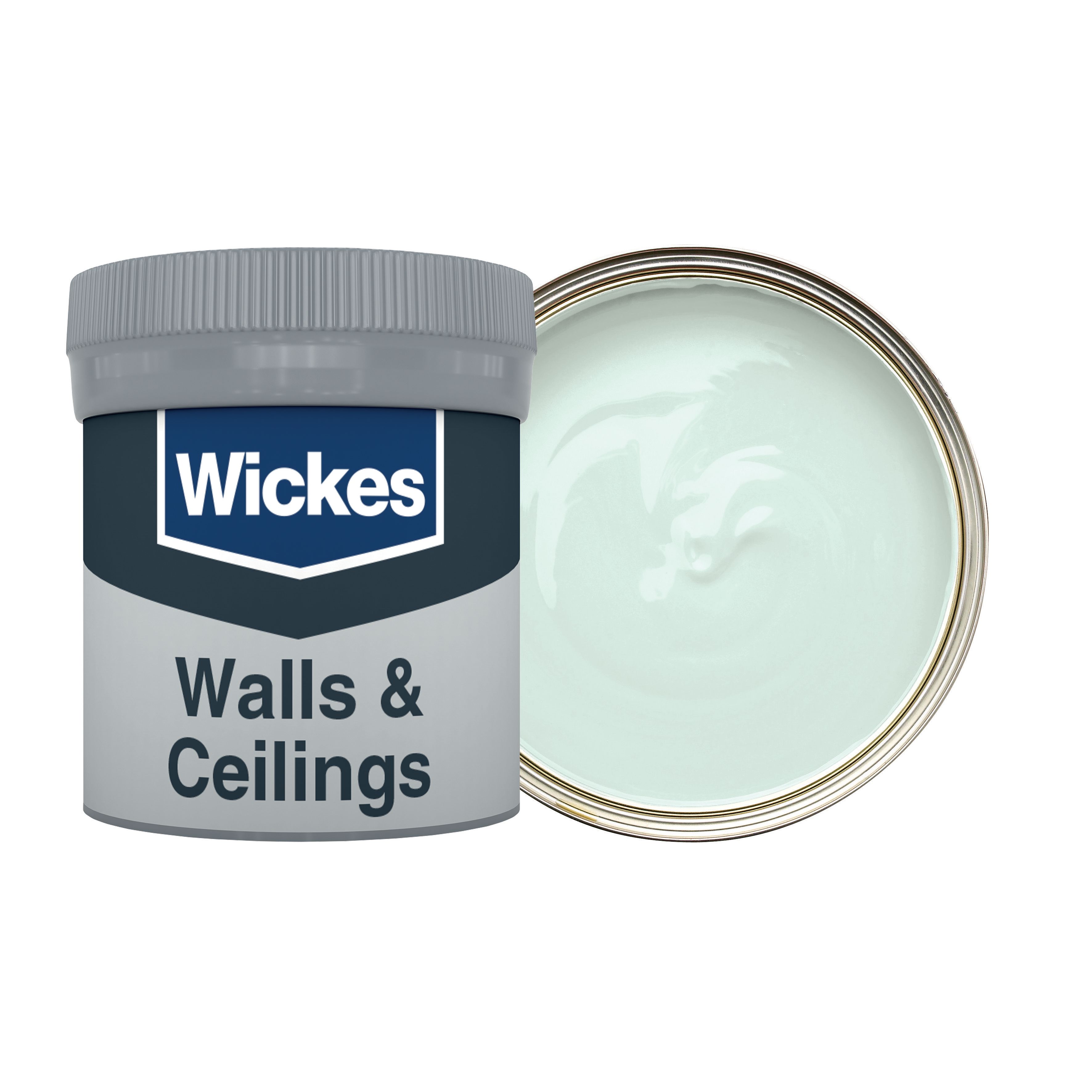 Wickes Vinyl Matt Emulsion Paint Tester Pot - Duck Egg No.900 - 50ml