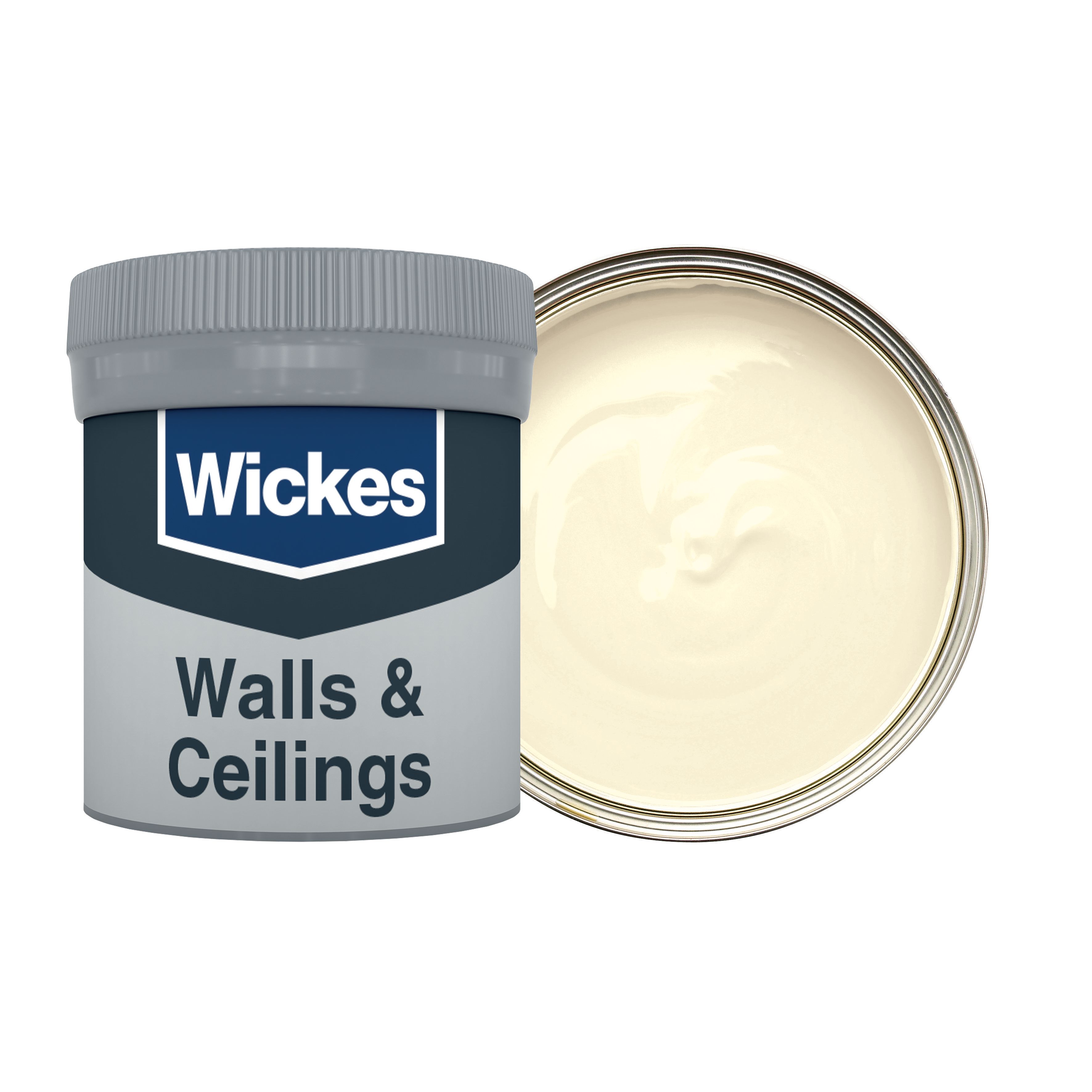 Wickes Vinyl Matt Emulsion Paint Tester Pot - Elderflower No.160 - 50ml