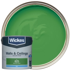 Wickes Vinyl Matt Emulsion Paint - Botanical Green No.825 - 2.5L