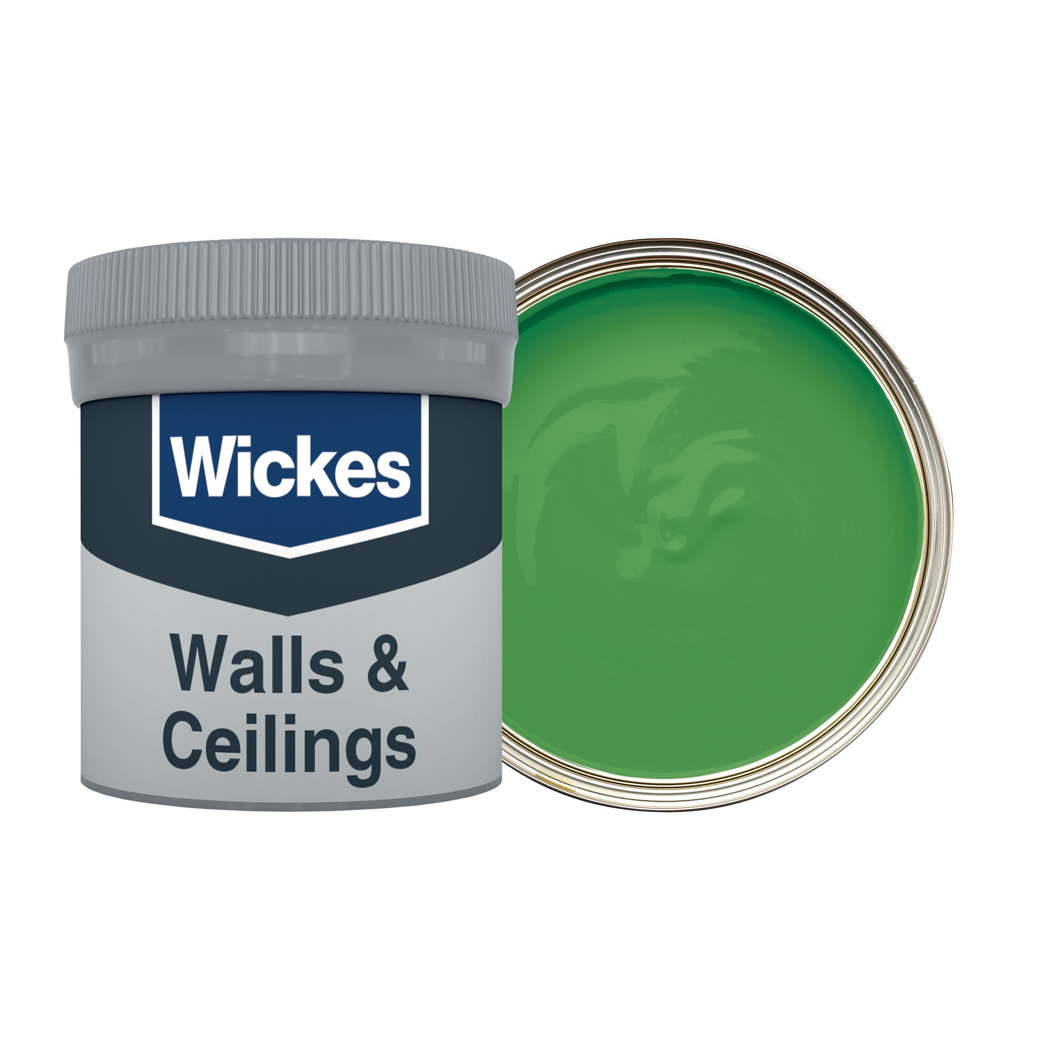 Wickes Vinyl Matt Emulsion Paint Tester Pot - Botanical Green No.825 - 50ml