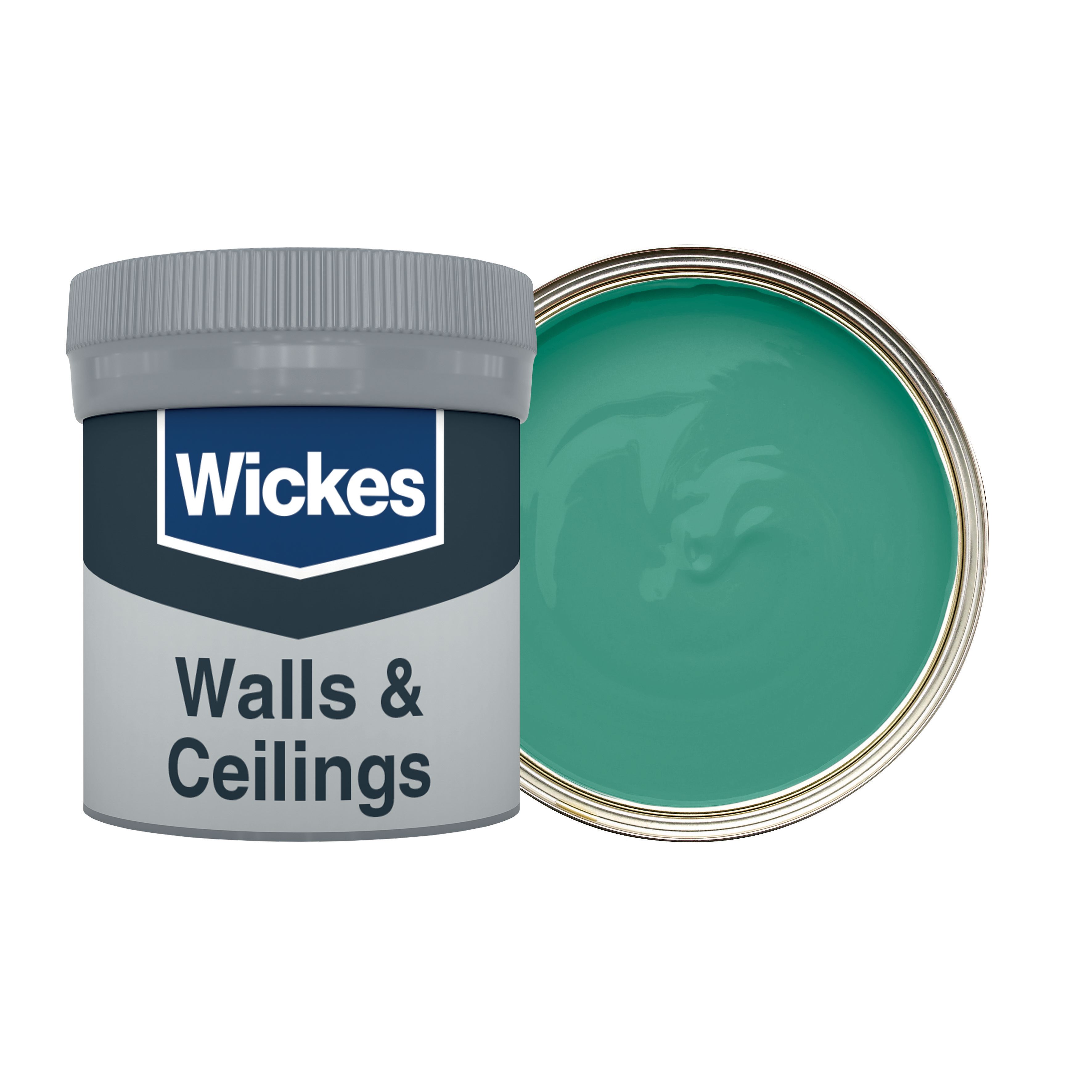 Wickes Vinyl Matt Emulsion Paint Tester Pot - Jewel Green No.845 - 50ml