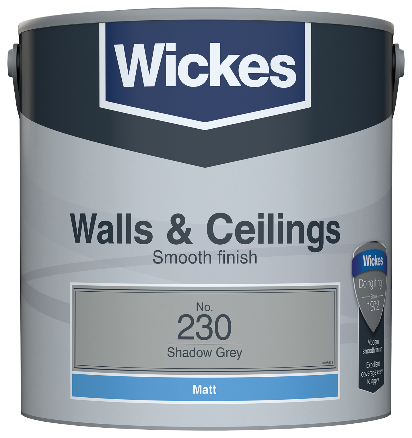 Wickes Vinyl Matt Emulsion Paint - Dusty Rose No.621 - 2.5L