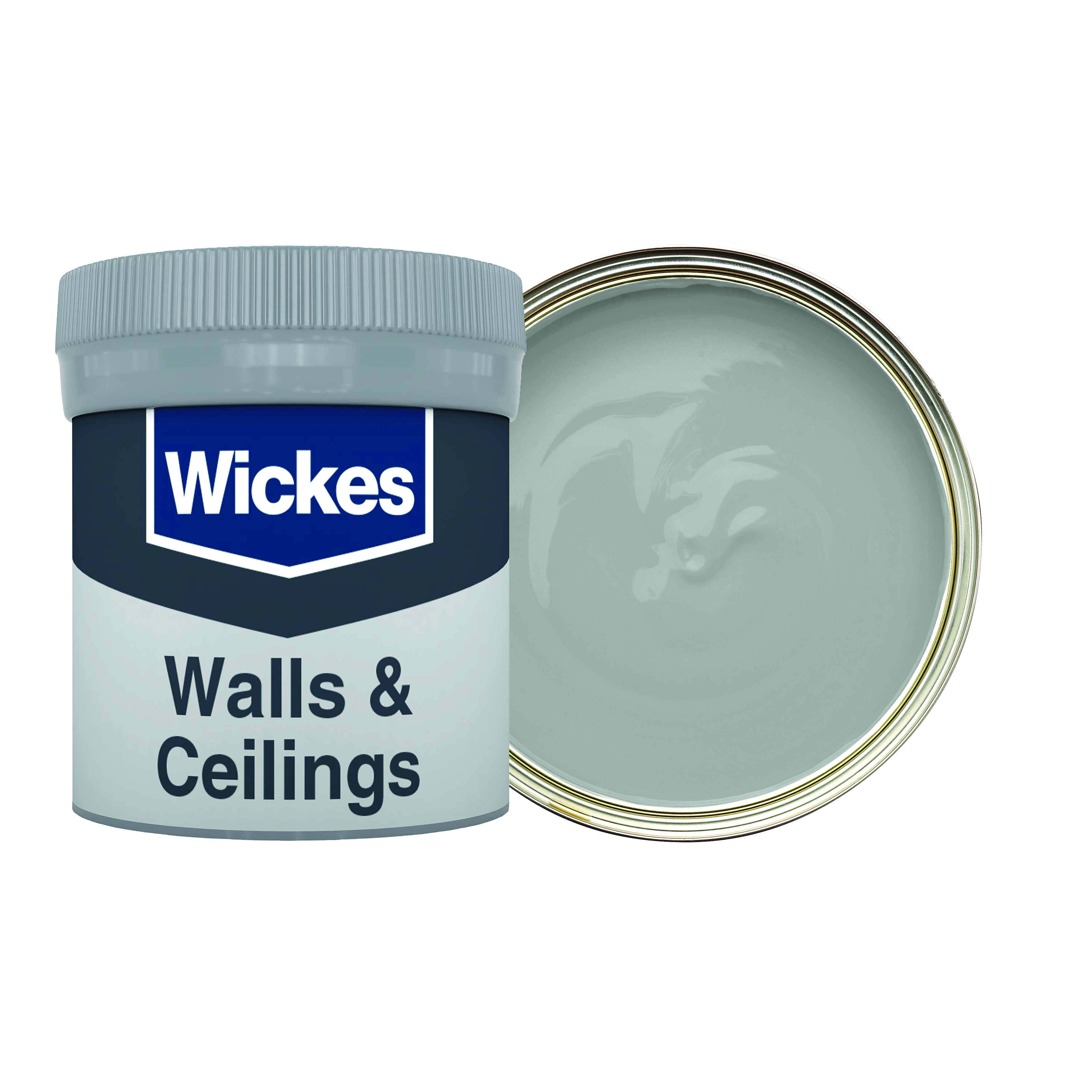 Wickes Vinyl Matt Emulsion Paint Tester Pot - Shadow Grey No.230 - 50ml