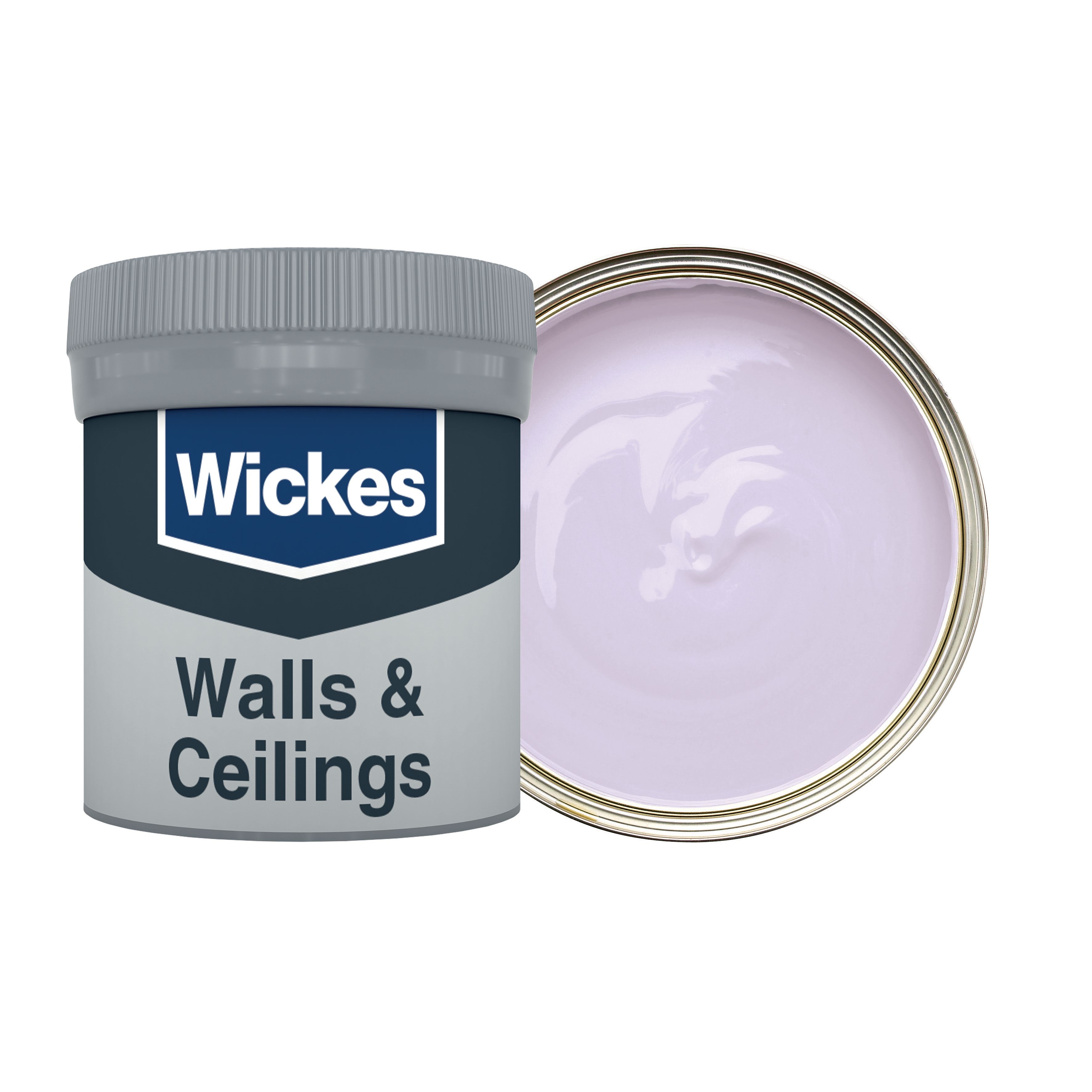 Image of Wickes Vinyl Matt Emulsion Paint Tester Pot - Lilac No.705 - 50ml