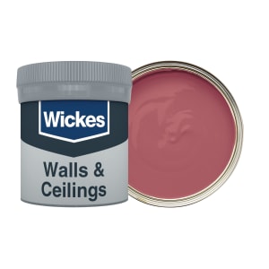 Wickes Vinyl Matt Emulsion Paint Tester Pot - Maroon No.715 - 50ml