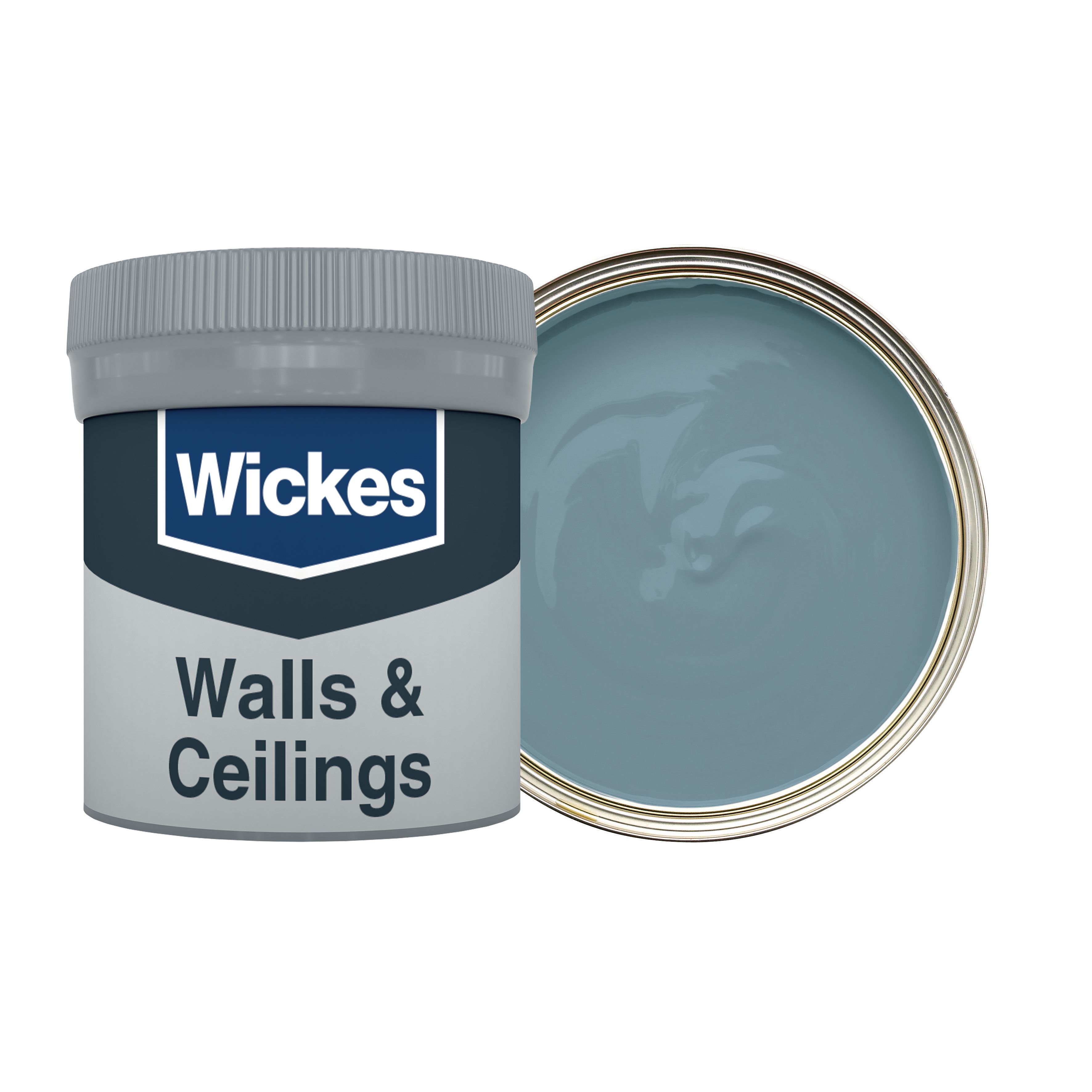 Wickes Vinyl Matt Emulsion Paint Tester Pot - Moon Shadow No.975 - 50ml