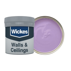 Wickes Vinyl Matt Emulsion Paint Tester Pot - Parma Violet No.710 - 50ml