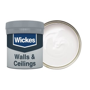 Wickes Vinyl Matt Emulsion Paint Tester Pot - Powder Grey No.140 - 50ml