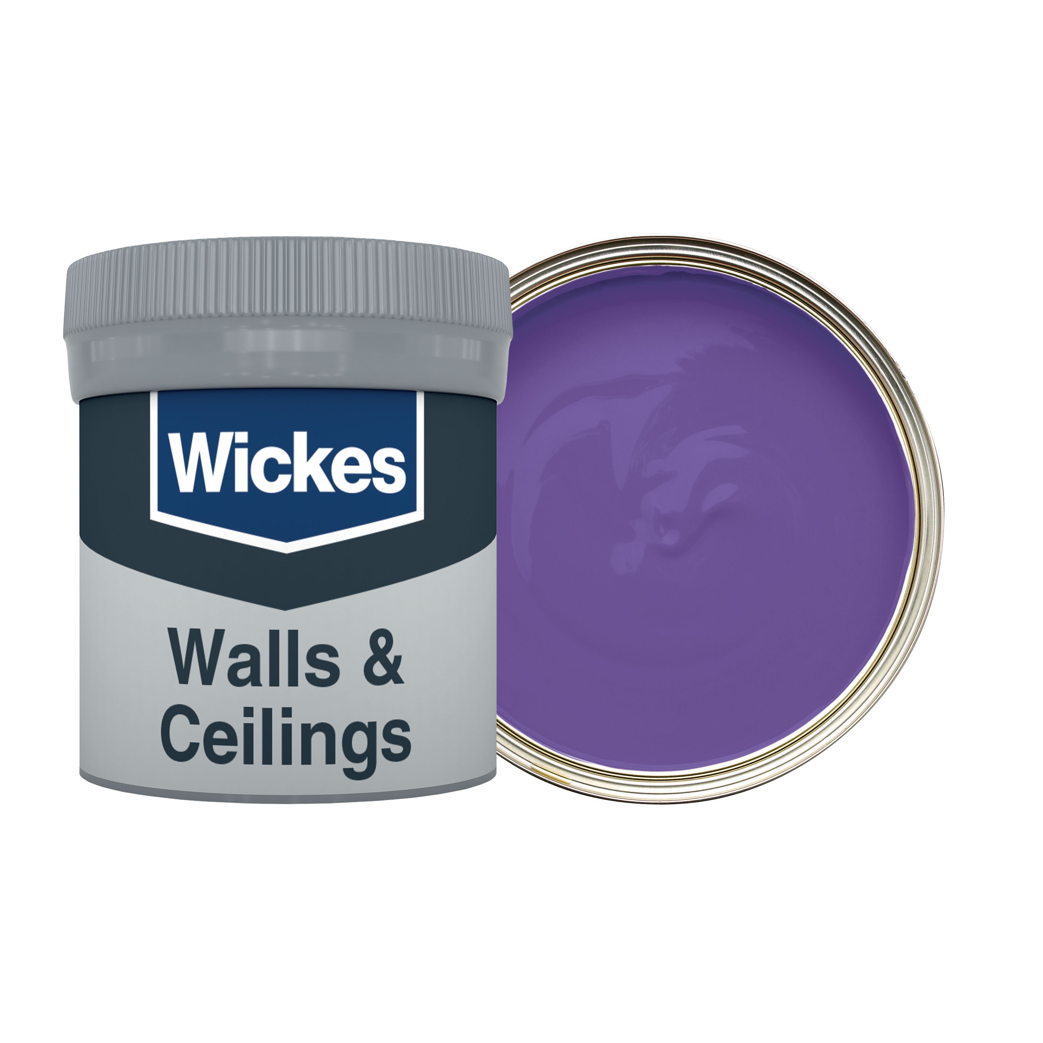 Wickes Vinyl Matt Emulsion Paint Tester Pot - Purple Passion No.720 - 50ml