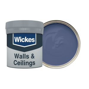 Wickes Vinyl Matt Emulsion Paint Tester Pot - Navy Blue No.965 - 50ml