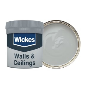 Wickes Vinyl Matt Emulsion Paint Tester Pot - Steel No.210 - 50ml