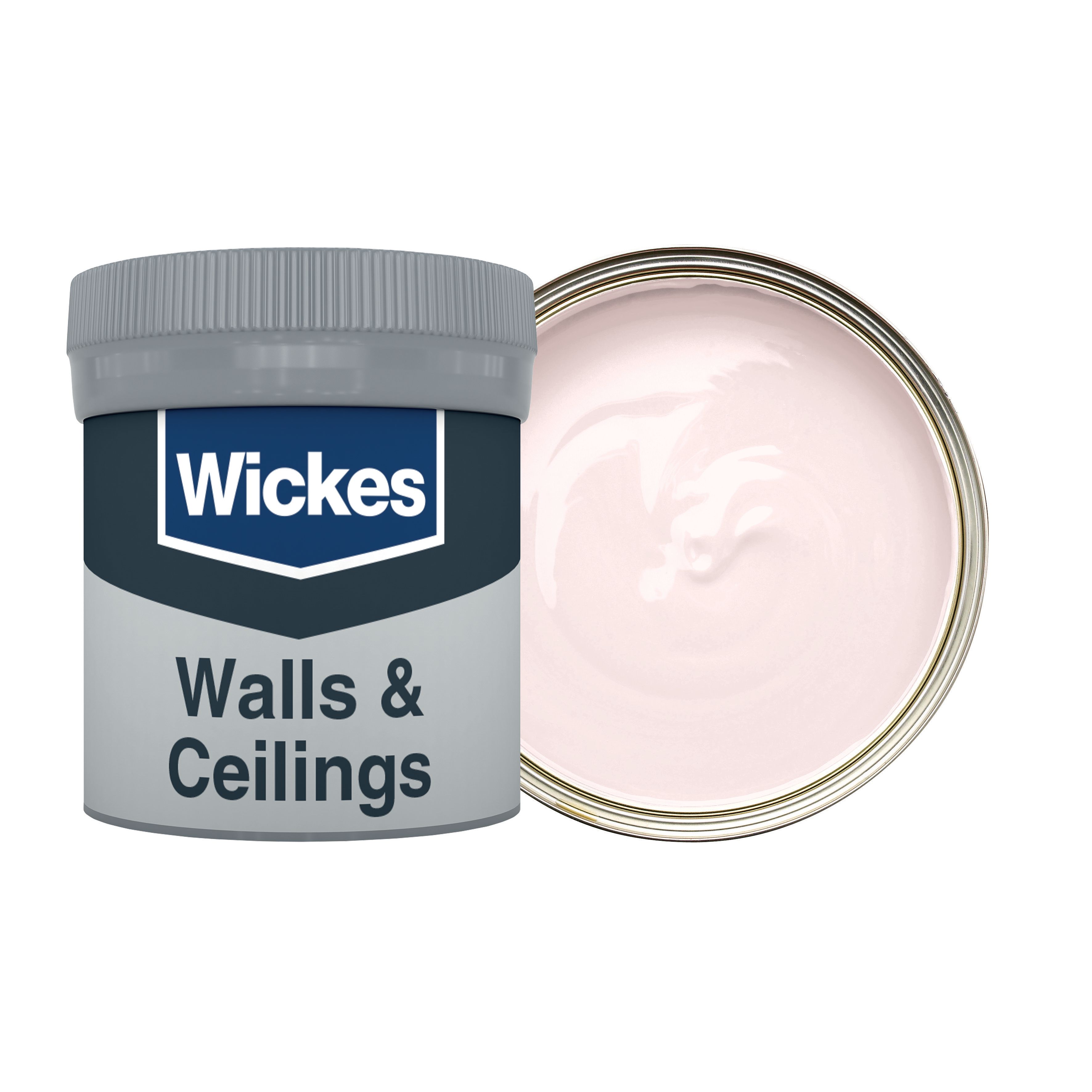 Wickes Vinyl Matt Emulsion Paint Tester Pot -  Blush No.600 - 50ml