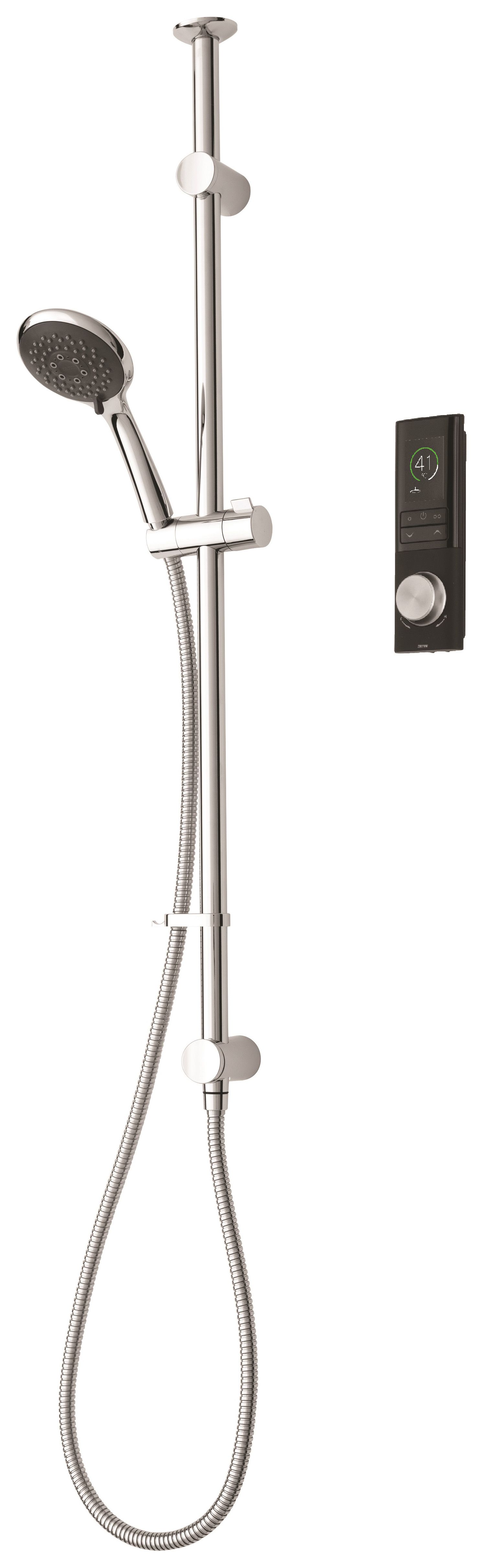 Triton Home Digital Mixer Shower with Riser Rail - Unpumped