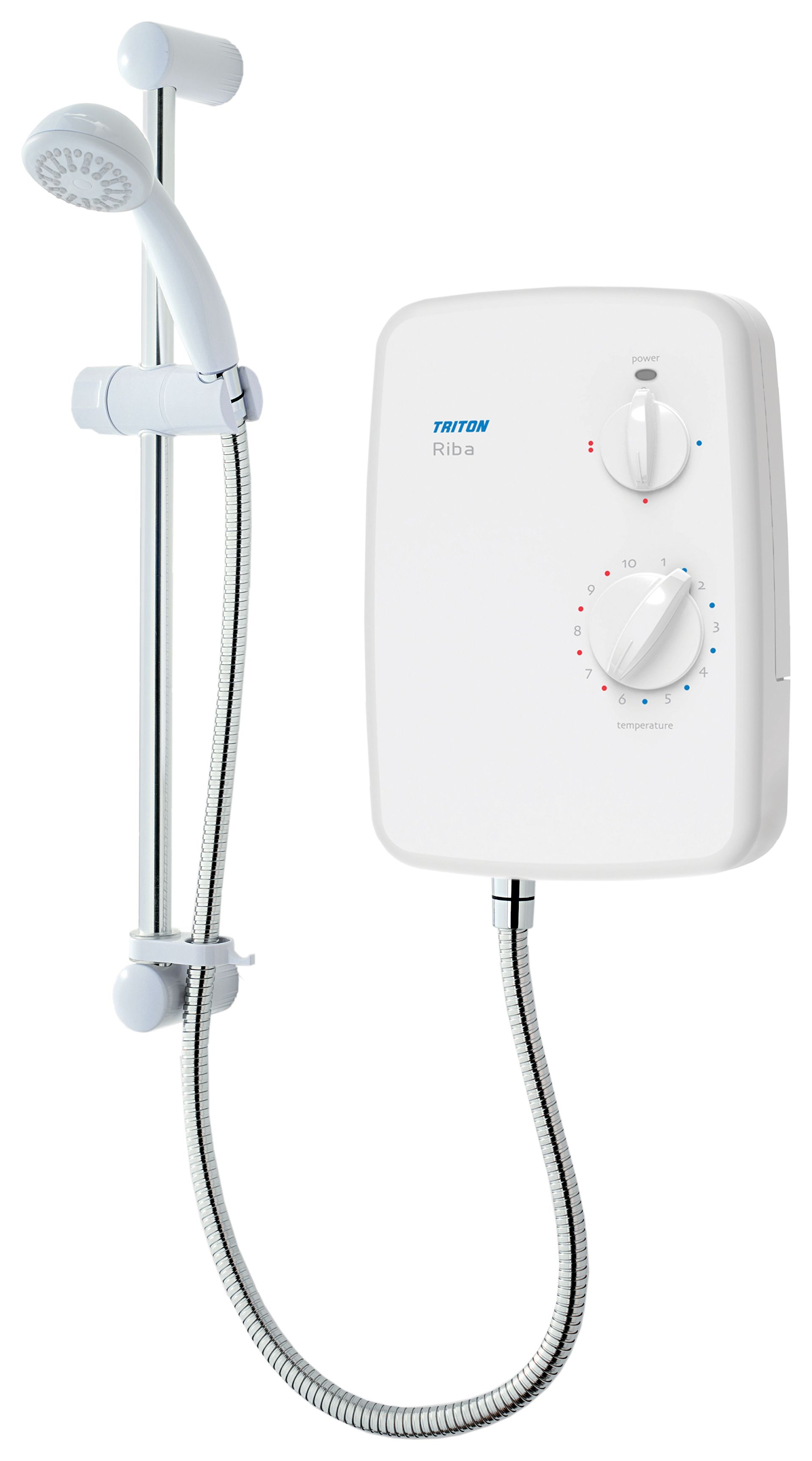 Triton Riba 9.5kW Electric Shower - White