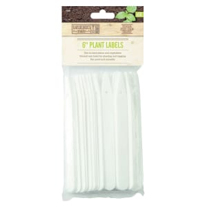 Gardman Pointed Plastic Anti Rot Plant Labels - 6in - 150mm Pack of 50