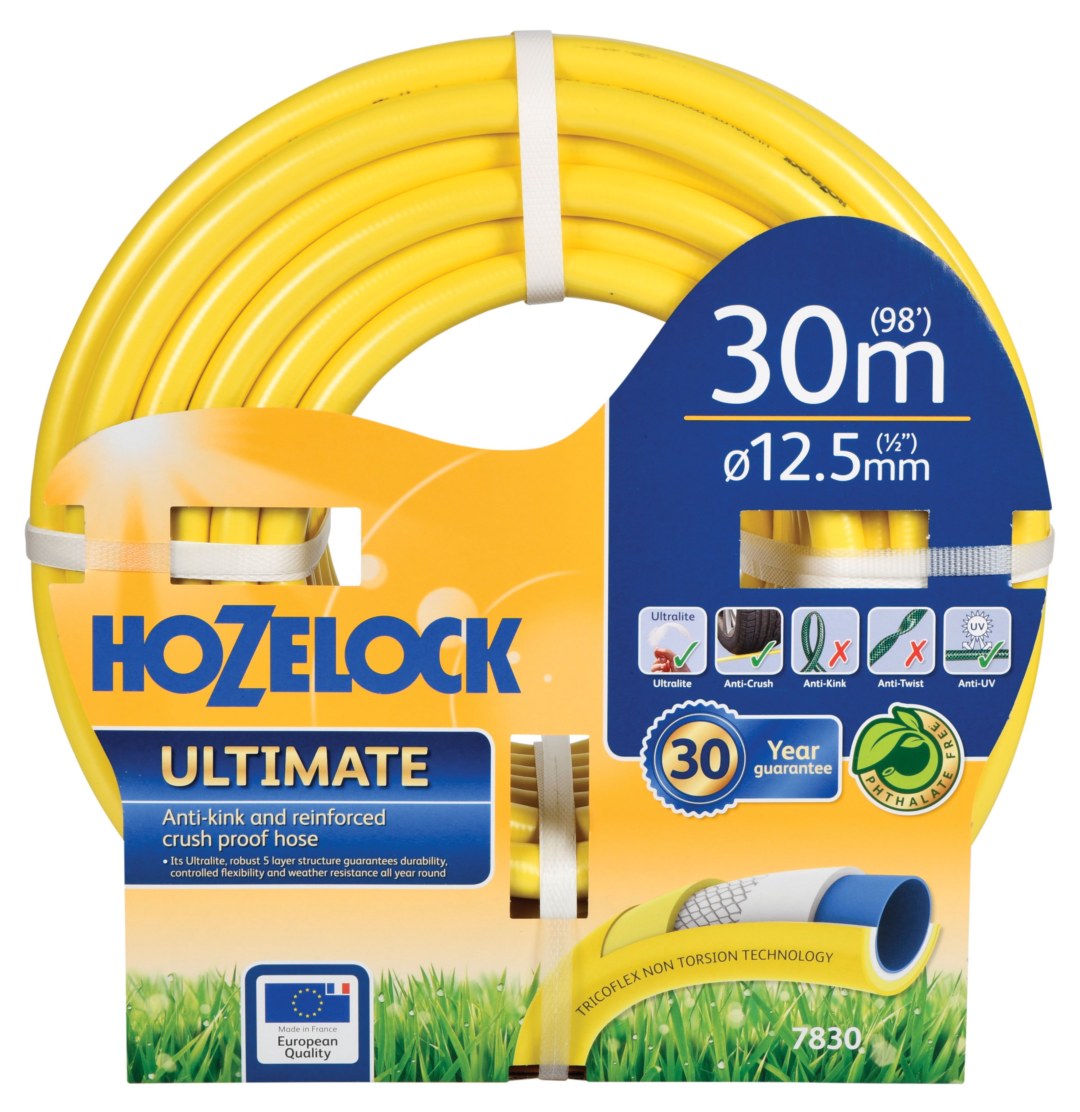 Image of Hozelock Ultimate Flexible Hose Pipe - 30m