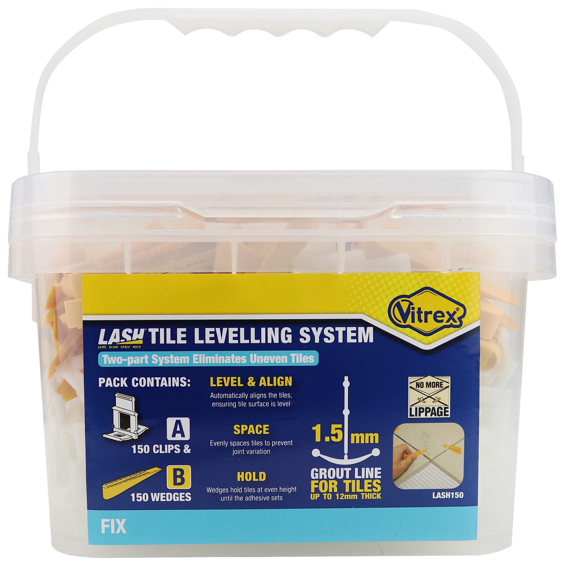 Image of Vitrex LASH Tile Levelling System - Pack of 150