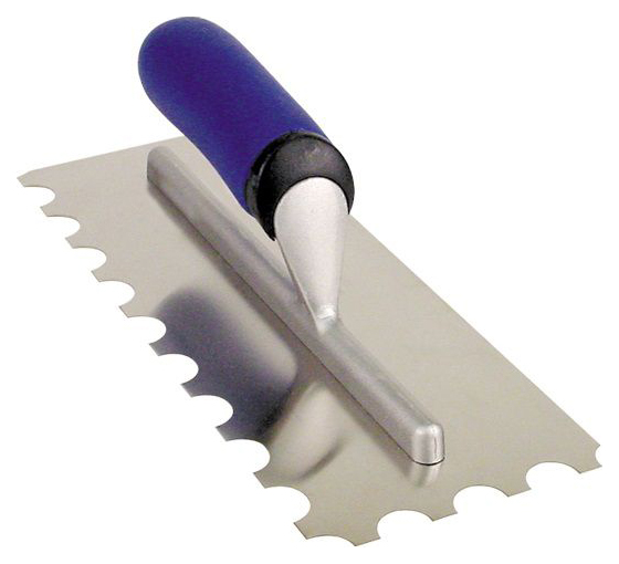 Image of Vitrex 20mm Square Notch Professional Adhesive Trowel