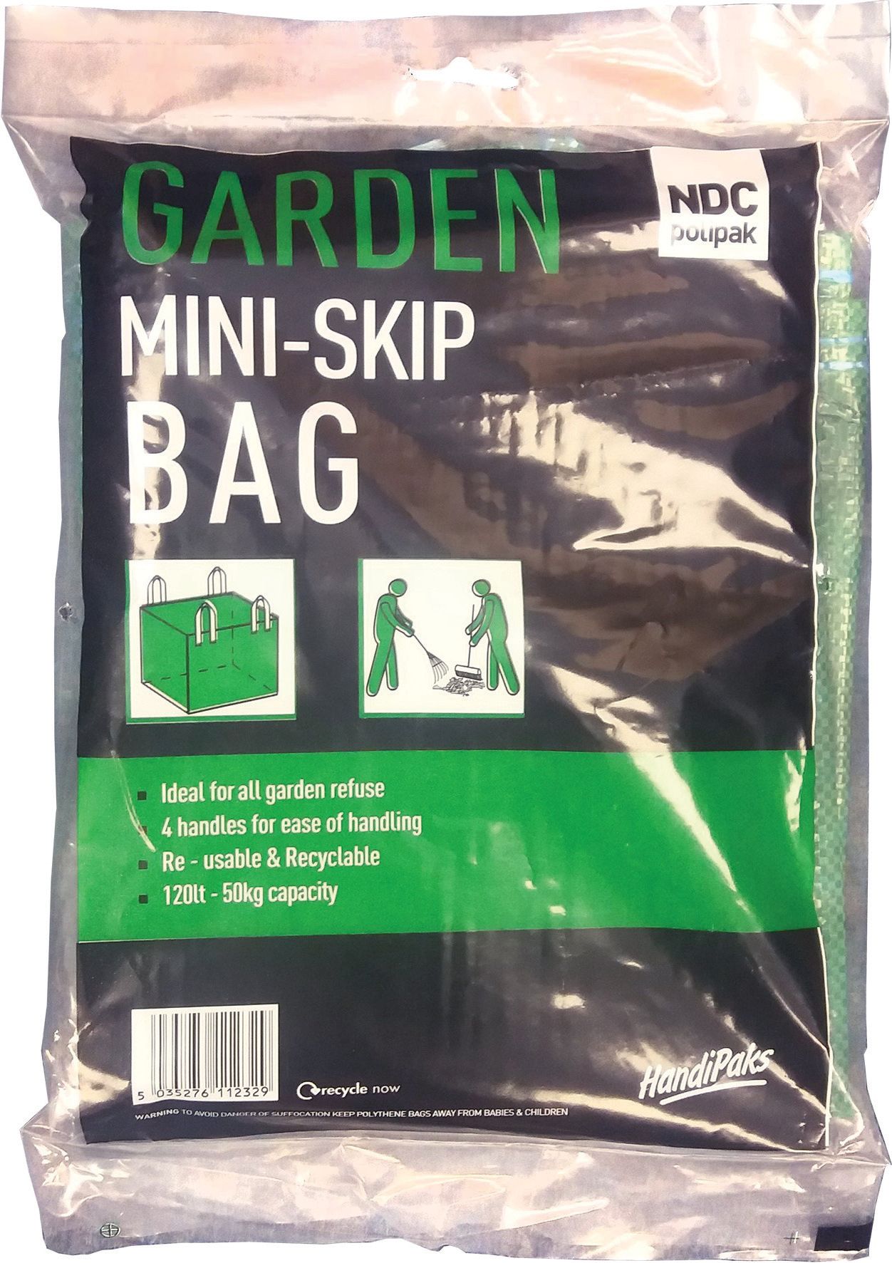 Image of Heavy Duty Garden Refuse Bag - 120L