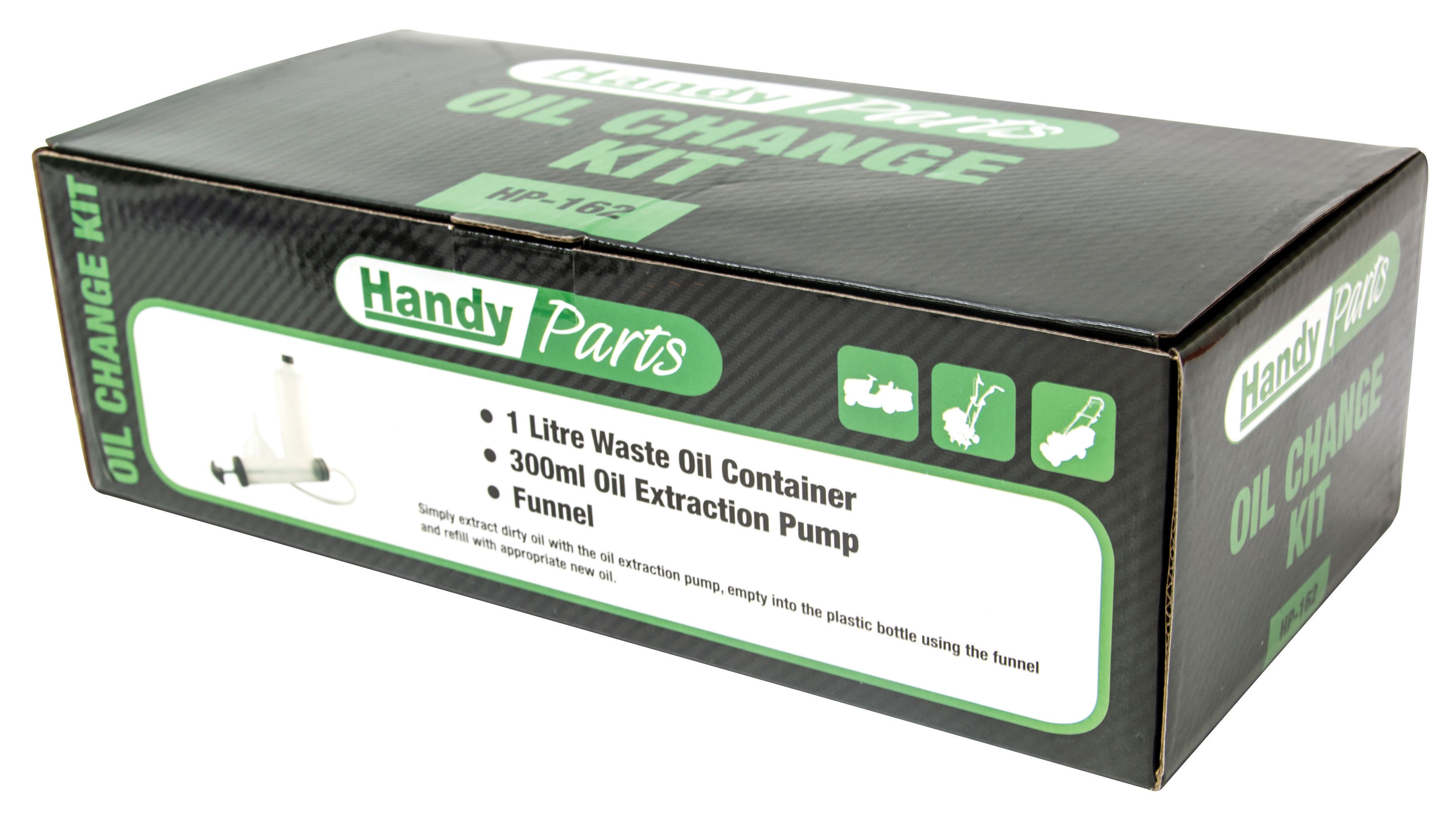 The Handy Lawnmower Oil Change Kit