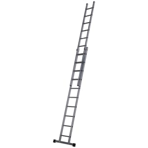 Werner Professional 4.97m 2 Section Aluminium Extension Ladder