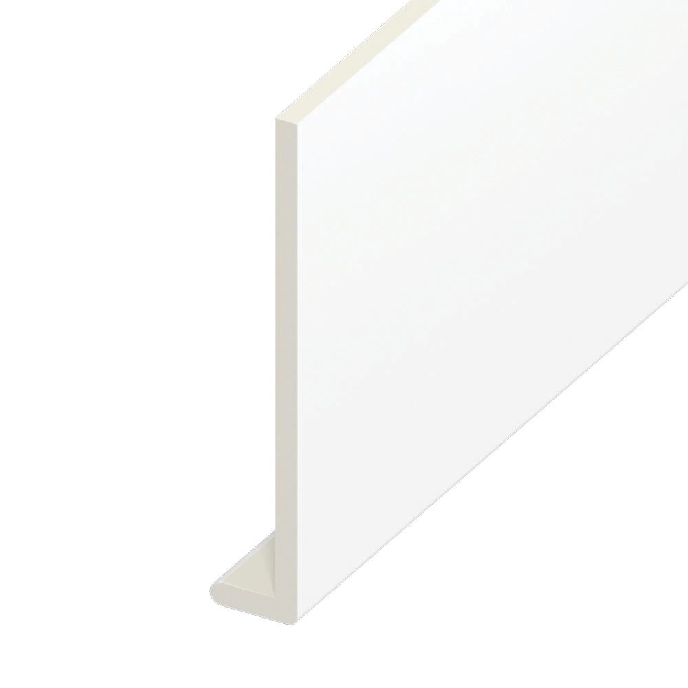 Wickes PVCu White Window Fascia Board - 225mm x 9mm x 3m