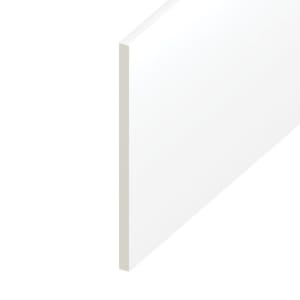 Image of Wickes PVCu White Soffit Reveal Liner - 225mm x 9mm x 3m