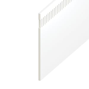 Wickes PVCu Soffit Reveal Liner Vented - 175 x 9mm x 3m