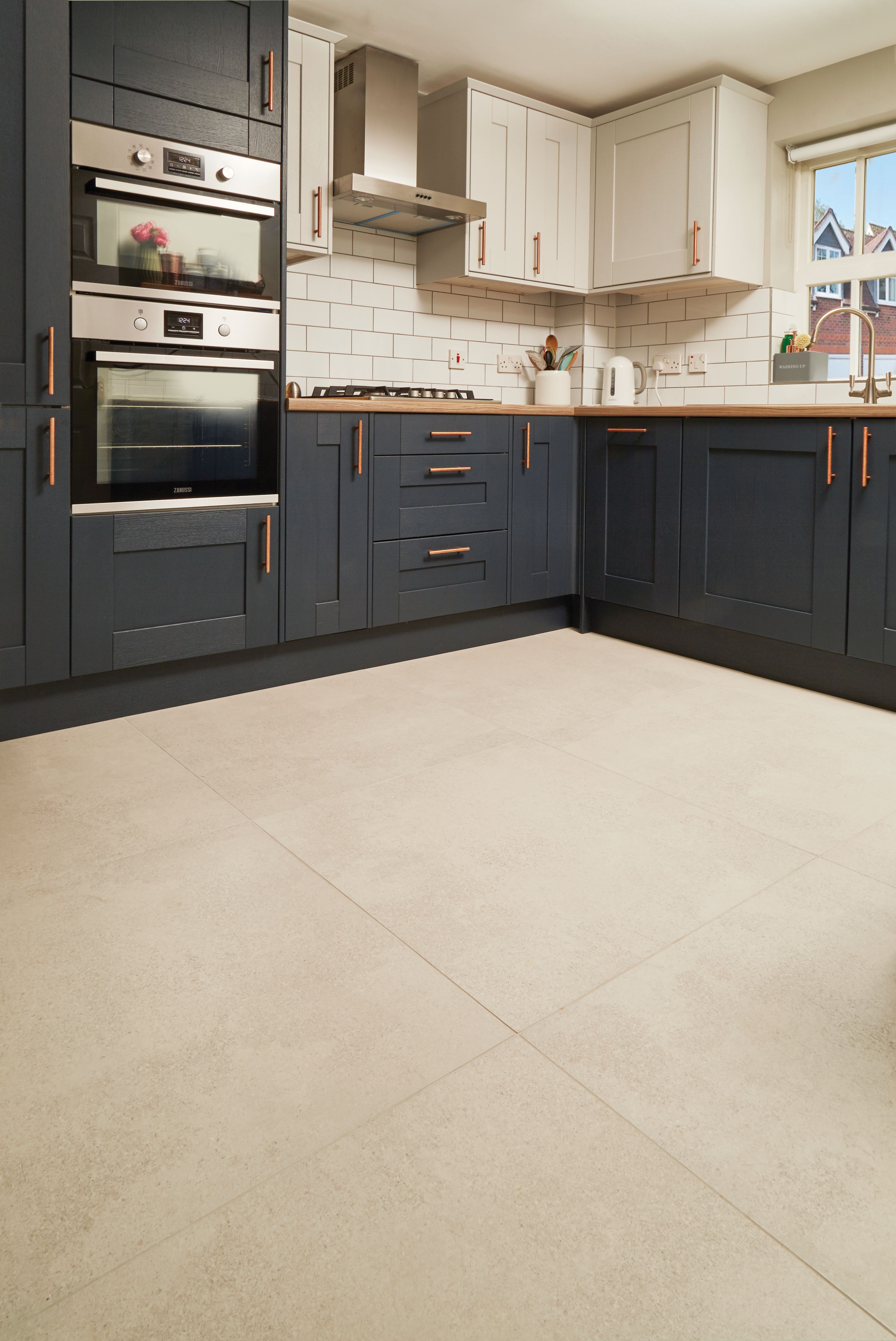 Image of Wickes Boutique Andora White Glazed Porcelain Wall & Floor Tile - 790 x 790mm