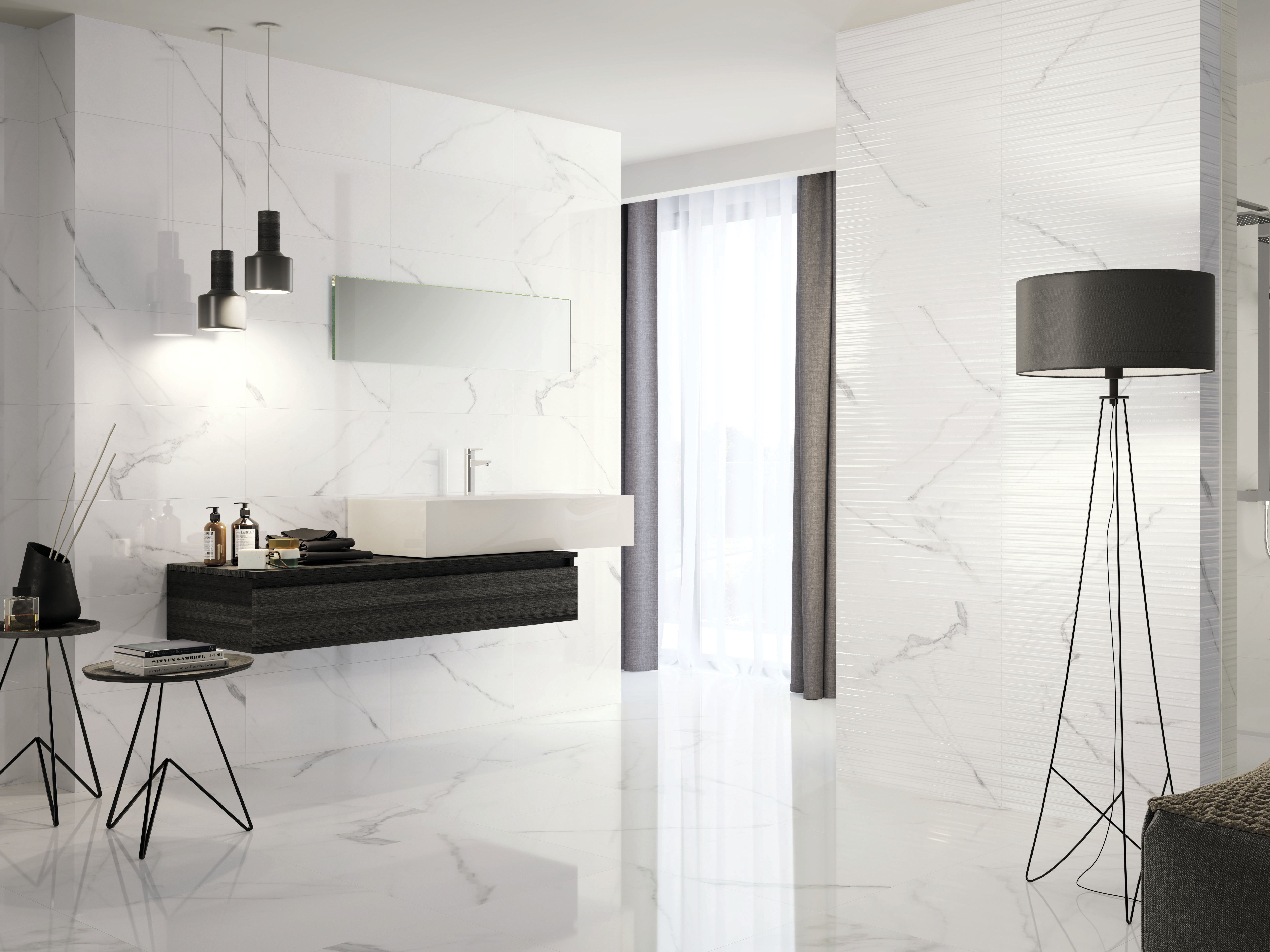 Image of Wickes Boutique Palmas Glazed Porcelain Wall & Floor Tile - 600 x 600mm