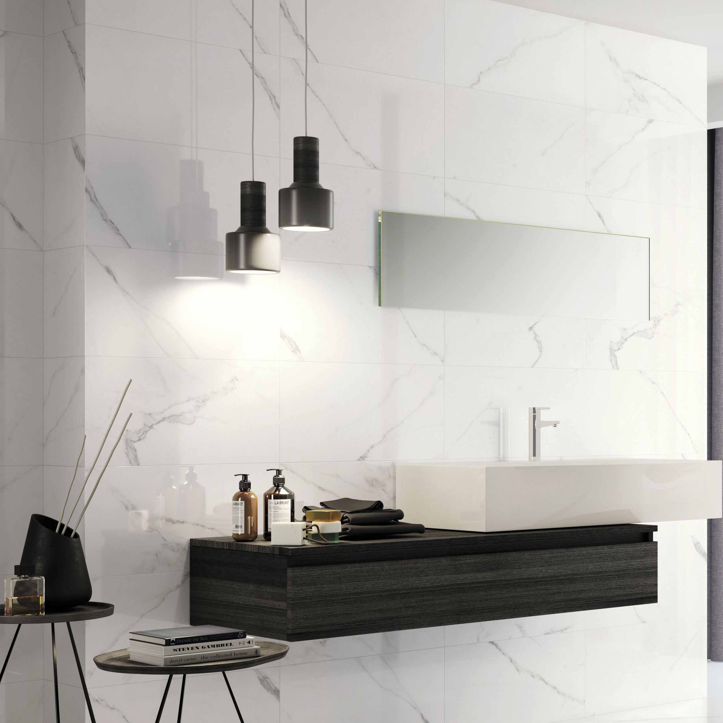 Wickes Boutique Palmas Gloss Ceramic Wall Tile - 600 x 300mm