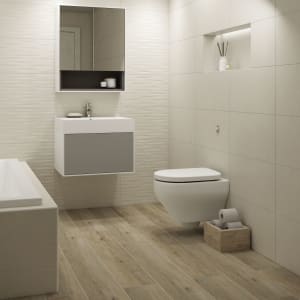 Wickes Boutique Arkety Bone Structure Ceramic Wall Tile - 600 x 300mm